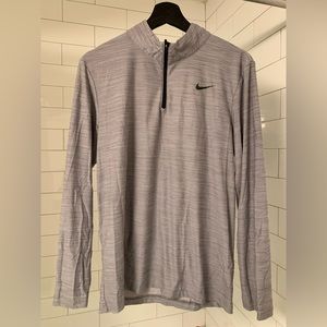 Men Nike size S grey quarter zip